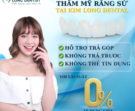 BỌC RĂNG SỨ THẨM MỸ TRẢ TRƯỚC 0 ĐỒNG