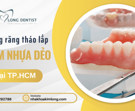 Điều trị phục hồi trồng răng tháo lắp hàm nhựa dẻo tại Nha Khoa Kim Long