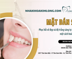 Phục hồi vẻ đẹp và độ trắng sáng tự nhiên một cách hoàn hảo bằng mặt dán sứ